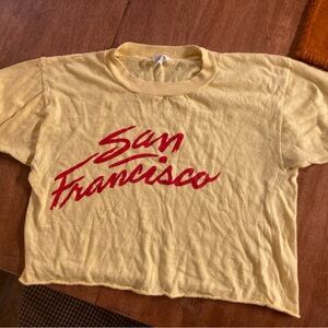 Vintage San Francisco tee 2970s - 1980s single seam, Pakistani manufactured